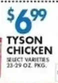 Compare Foods Tyson chicken offer