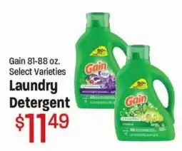 Maceys Gain laundry detergent offer
