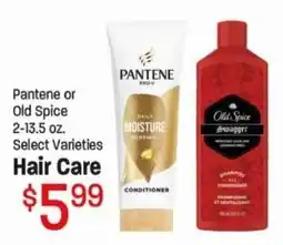 Maceys Pantene or Old Spice Hair Care offer