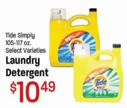 Maceys Tide Simply Laundry Detergent offer