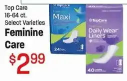 Maceys Top Care Feminine Care offer