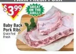 Met Foodmarkets Farm Fresh Pork Baby Back Pork Ribs offer