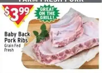 Farm Fresh Pork Baby Back Pork Ribs