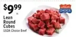 Met Foodmarkets Usda Choice Beef Lean Round Cubes offer