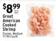 Met Foodmarkets Great American Cooked Shrimp offer