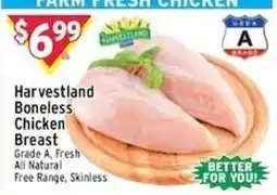 Met Foodmarkets Harvestland boneless chicken breast offer