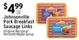Met Foodmarkets Johnsonville pork breakfast sausage links offer