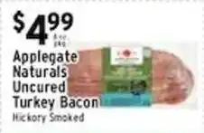 Met Foodmarkets Applegate Naturals Uncured Turkey Bacon offer
