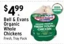 Met Foodmarkets Bell & Evans Organic Whole Chickens offer