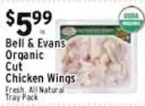 Met Foodmarkets Bell & Evans Organic Cut Chicken Wings offer
