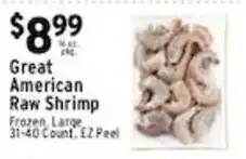 Met Foodmarkets Great American Raw Shrimp offer