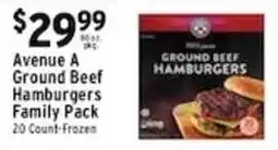 Met Foodmarkets Avenue A Ground Beef Hamburgers offer