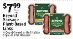 Met Foodmarkets Beyond Sausage Plant-Based Links offer