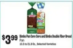Food City Bimbo Pan Cero Cero and Bimbo Double Fiber Bread Pan offer