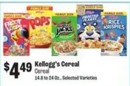 Food City Kellogg's Cereal offer