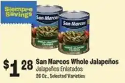 Food City San Marcos whole jalapeños offer