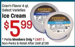 Maceys Crav'n ice cream offer