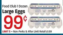 Maceys Food Club large eggs offer