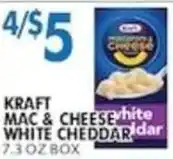 Associated Kraft mac & cheese white cheddar offer