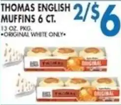 Associated Thomas English Muffins offer