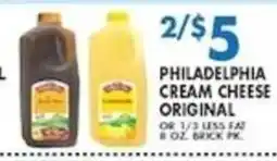 Associated Philadelphia cream cheese original offer