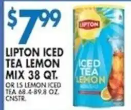 Associated Lipton iced tea lemon mix offer