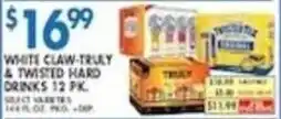 Associated White Claw-Truth & Twisted Hard Drinks offer
