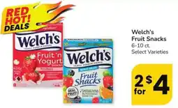 Safeway Welch's Fruit Snacks offer