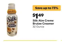 Grocery Outlet Silk Alm Creme Brulee Creamer offer