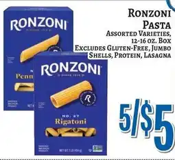 Trade Fair Supermarket Ronzi Pasta Assorted Varieties offer