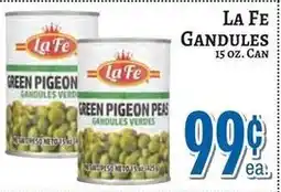 Trade Fair Supermarket La Fe green pigeon peas offer