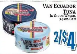 Trade Fair Supermarket Van Ecuador tuna offer