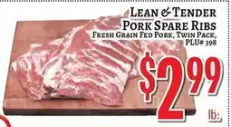 Trade Fair Supermarket Lean & Tender Pork Spare Ribs offer