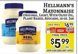 Trade Fair Supermarket Hellmann's mayonnaise offer
