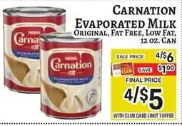 Trade Fair Supermarket Carnation evaporated milk offer
