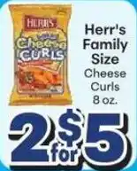 Save a Lot Herr's Family Size Cheese Curls offer