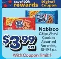 Save a Lot Nabisco Chips Ahoy! Cookies offer