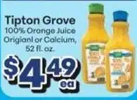 Save a Lot Tipton Grove Orange Juice offer