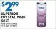 Associated Superior crystal pink salt offer