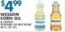 Associated Wesson corn oil offer