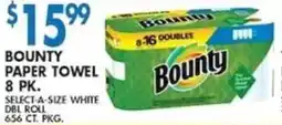 Associated Bounty paper towel 8 pk. offer