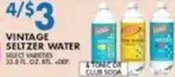 Associated Vintage Seltzer Water offer