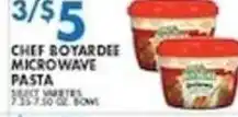 Associated Chef boyardee microwave pasta offer