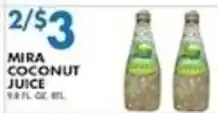 Associated Mira coconut juice offer