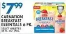 Associated Carnation breakfast essentials offer