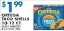 Associated Ortega taco shells offer