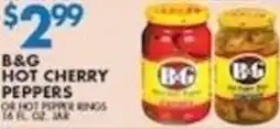 Associated B&G hot cherry peppers offer