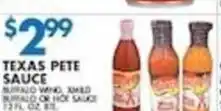 Associated Texas Pete sauce offer