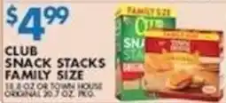 Associated Club snack stacks family size offer