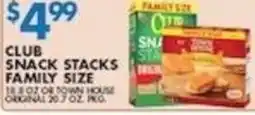 Associated Club snack stacks family size offer